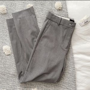 J Crew high rise Cameron houndstooth pants